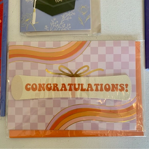 Lot of 6 Graduation Greeting Cards Set Celebration Grads Graduates Variety Pack - Picture 4 of 16